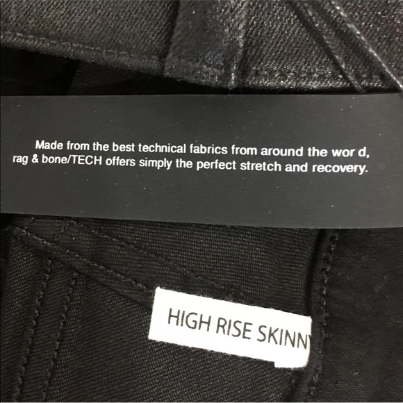 <SOLD>rag & bone High Rise Skinny Stretch Jean New - Picture 6 of 8
